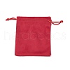 Velvet Jewelry Drawstring Storage Pouches ABAG-P013-02B-03-1