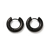 202 Stainless Steel Polishing Hoop Earrings EJEW-M106-02EB-03-4
