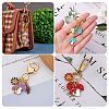 48Pcs 12 Style Autumn Theme Alloy Enamel Charms ENAM-SZ0003-12-5