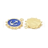 Eco-Friendly Stainless Steel Enamel Pendants STAS-C031-02G-3