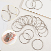 SOFPLATE Iron Open Jump Rings FIND-SP0002-63F-6