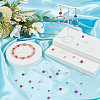 SUNNYCLUE Electroplate & Baking Painted Imitation Jade Glass Beads EGLA-SC0001-27A-4