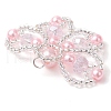 Seed Beads & Glass Pearl Beaded Charms PALLOY-MZ00336-01-4