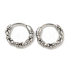 316 Surgical Stainless Steel Hoop Earrings EJEW-D096-19H-AS-1