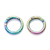 Zinc Alloy Ring Spring Gate Rings PALLOY-M194-01B-MC-2
