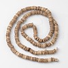 Dyed Natural Coconut Disc Bead Strands X-COCB-O003-07H-2