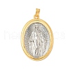 Brass Pendants KK-B139-23B-GP-1