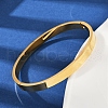 201 Stainless Steel Bangles for Women BJEW-B138-05G-2