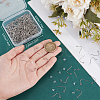 Beebeecraft 300Pcs 316 Surgical Stainless Steel Earring Hooks STAS-BBC0006-21-3