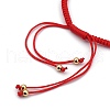 Adjustable Nylon Cord Braided Bead Bracelets BJEW-JB05396-02-4