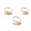 Natural Spiral Shell Finger Rings RJEW-TA00172-02-1