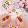SUNNYCLUE 60Pcs 6 Colors Handmade Polymer Clay Beads CLAY-SC0002-17-3