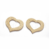 PVD Vacuum Plating 304 Stainless Steel Textured Pendants STAS-I105-18G-1