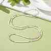 Glass Seed Beaded Elastic Waist Bead Chains NJEW-C00021-01-2