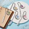 Alloy Hook Bookmark AJEW-JK00316-S-1