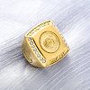 304 Stainless Steel and Rhinestone Finger Rings for Women RJEW-B121-03B-G-1