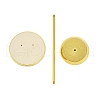 Round Microfiber Earring Display Riser Stands EDIS-Q002-01G-2