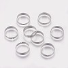 Tarnish Resistant 316 Surgical Stainless Steel Finger Ring Settings STAS-I090-01P-1