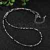 Natural Tourmaline Beaded Necklaces NJEW-JN02492-08-2