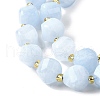 Natural Quartz Dyed Beads Strands G-U023-A02-08-4