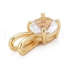 Brass Micro Pave Cubic Zirconia Pendants X-KK-P192-04-G06-3