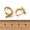 Butterfly Brass Hoop Earrings EJEW-S256-04A-G-5