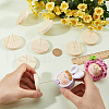 Gorgecraft 8Pcs Wood Crochet Doll Base Display Rack with Iron Pin FIND-GF0006-55A-3