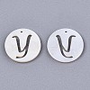 Natural Freshwater Shell Charms SHEL-S276-119Y-2