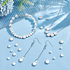   80Pcs 4 Styles Rack Plating Brass Spacer Beads KK-PH0006-86-5