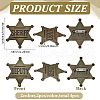 Fingerinspire 4Pcs 2 Colors Tibetan Style Alloy Brooches JEWB-FG0001-24-2