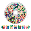 98~105Pcs 7 Colors Handmade Polymer Clay Beads CLAY-YW0001-49-1