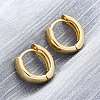 Brass Huggie Hoop Earrings EJEW-F260-06G-3