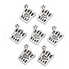 Tibetan Style Alloy Pendants PALLOY-T075-144AS-RS-1