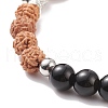 Mala Beads Bracelet BJEW-JB08264-5