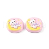 Opaque Cute Cartoon Resin Cabochons CRES-O006-06B-1