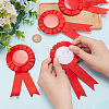 Award Ribbon Shape Tinplate Badge Pins JEWB-WH0035-01B-3