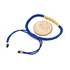 Polyester Cord Braided Bead Bracelets for Women BJEW-L698-01G-13-5