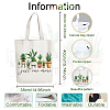 Canvas Women's Tote Bags ABAG-WH0057-001-2