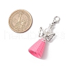 Angel Acrylic Pendant Decorations HJEW-JM03162-01-3