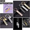 Unicraftale DIY Stamping Blank Tag Keychain Making Kit STAS-UN0039-58-7