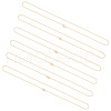 Unicraftale PVD Vacuum Plating 304 Stainless Steel Cable Chain Necklaces NJEW-UN0001-45G-2