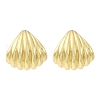 Brass Stud Earrings EJEW-F373-07G-2