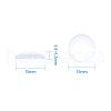 Clear Glass Cabochons GGLA-TA0001-01-15mm-7