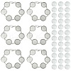 DIY Blank Dome Alloy Link Chain Bracelet Making Kit BJEW-DC00001-1