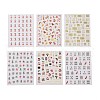Chinese Style Nail Decals Stickers MRMJ-R088-35-M-1