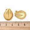304 Stainless Steel Stud Earrings EJEW-U047-25G-5