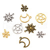 Tibetan Style Alloy Pendants TIBEP-TA0004-02-RS-2