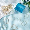 Olycraft Alloy Open Back Bezel Pendants PALLOY-OC0002-81-5