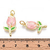 Brass Enamel Pendants KK-N268-85G-3