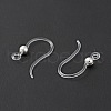 Transparent Resin Earring Hooks RESI-G050-01S-3